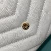 Yves Saint Laurent Chain Wallet White - high-quality designer bag dupe