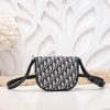 Replica Dior Mini Gallop Bag With Strap White Canvas