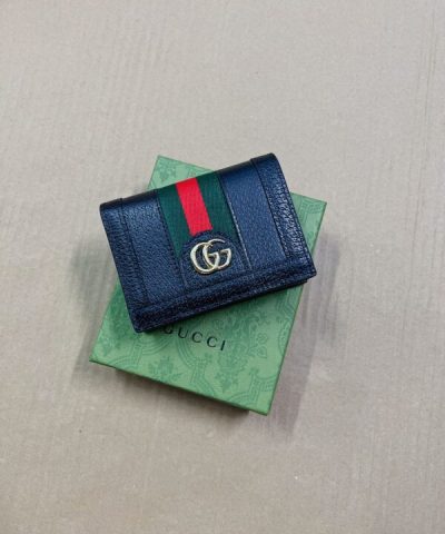 Replica Gucci Ophidia Compact Black Wallet - top-grade luxury bag dupe