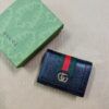 Replica Gucci Ophidia Compact Black Wallet - top-grade luxury bag dupe
