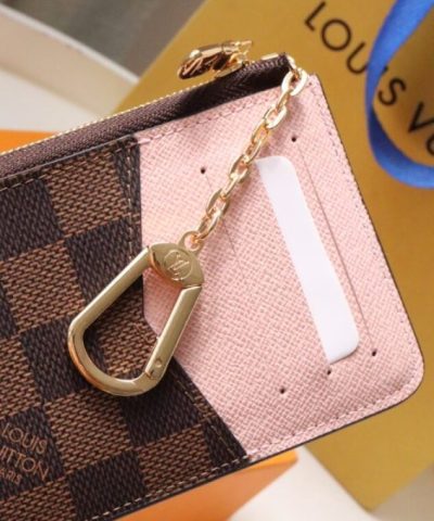 Louis Vuitton Card Holder Recto Verso Grid Brown - premium superclone handbag