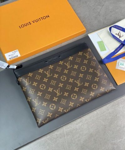 Louis Vuitton To Go Pochette Brown - premium superclone handbag