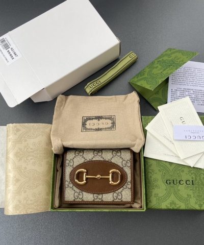 Replica Gucci Horsebit 1955 Wallet Brown - top-grade luxury bag dupe