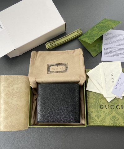 Replica Gucci Marmont Wallet Black