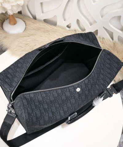 Replica Dior Jacquard Lingot 50 Black - top-grade luxury bag dupe