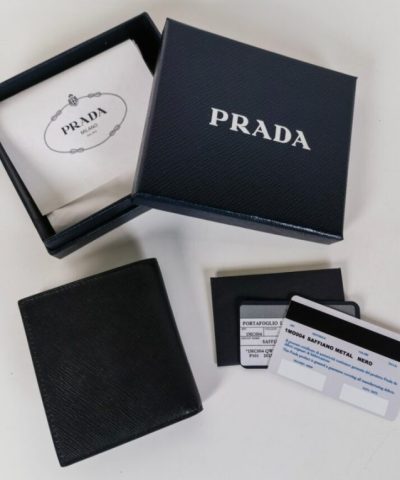 Replica Prada Saffiano Short Wallet - high-end replica designer purse