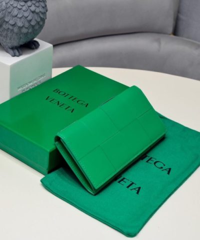 Replica Bottega Veneta Intrecciato Long Wallet - 1:1 premium replica handbag