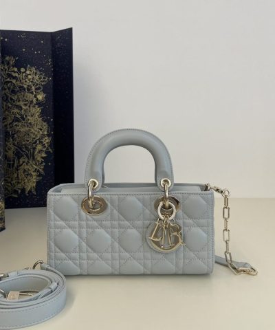 Replica Dior Lady D – Joy Bag Sky Blue - designer handbag clone