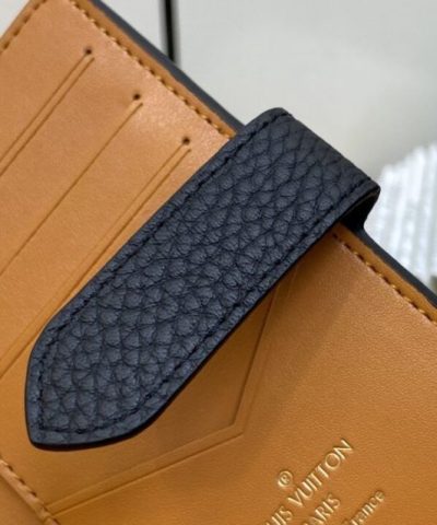 Louis Vuitton Vertical Compact Wallet Black - 1:1 premium replica handbag