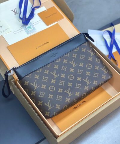 Louis Vuitton Pochette Voyage Souple Brown - high-end replica designer purse