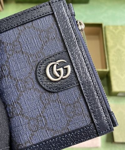 Replica Gucci Ophidia Compact Wallet Black - affordable luxury replica bag