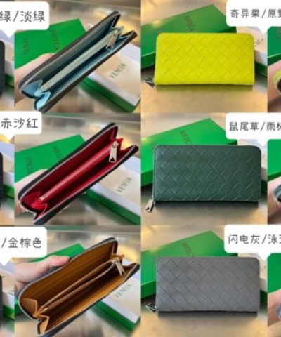 Replica Bottega Veneta Zip Long Wallet - 1:1 premium replica handbag