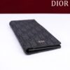Replica Dior Long Jacquard Wallet Black - top-grade luxury bag dupe