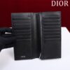 Replica Dior Long Jacquard Wallet Black - premium superclone handbag