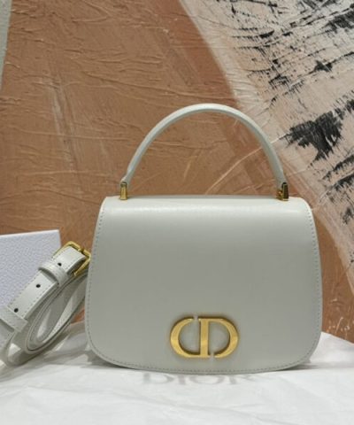 Replica Dior 30 Montaigne Avenue Top Handle White - top-grade luxury bag dupe