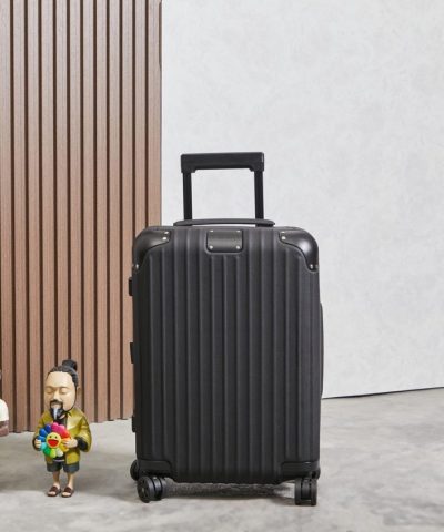 Rimowa Distinct Leather Suitcase - elite factory replica handbag
