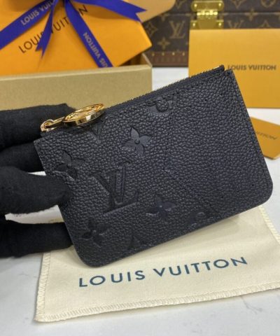 Louis Vuitton Romy Card Holder Black - premium superclone handbag