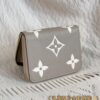 Louis Vuitton Zipper Coin Purse Beige