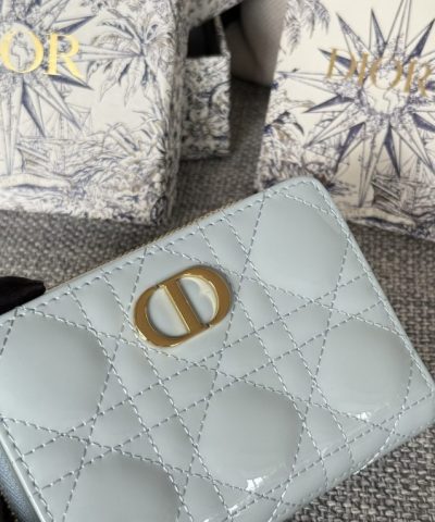 Replica Dior Caro Patent Wallet