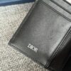 Replica Dior Zipper Card Holder Black - affordable luxury replica bag