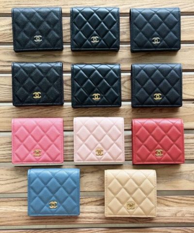 Chanel Compact Bifold Wallet - top-grade luxury bag dupe