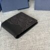 Replica Dior Jacquard Wallet Oblique Black