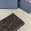 Replica Dior Bi Fold Card Holder Oblique Black - 1:1 premium replica handbag