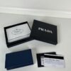 Replica Prada Saffiano Wallet Blue