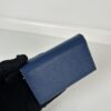 Replica Prada Saffiano Wallet Blue