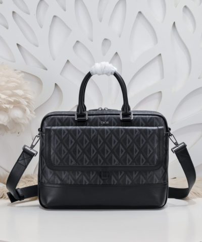 Replica Dior Hit The Road Briefcase Black