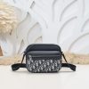 Replica Dior Rider Zipped Messenger Bag Black - 1:1 premium replica handbag