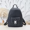 Replica Dior Saddle Zip Backpack Black Grained Calfskin - high-quality designer bag dupe