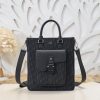 Replica Dior Saddle Shopping Tote Oblique Black - top-grade luxury bag dupe
