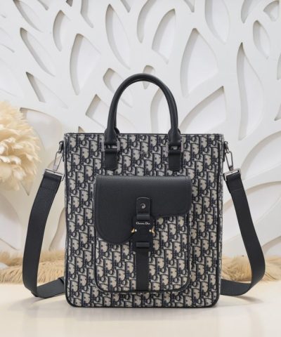 Replica Dior Saddle Shopping Tote Oblique
