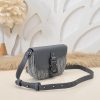 Replica Dior Saddle Messenger Bag Oblique Grey