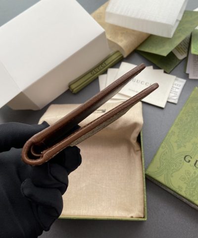 Replica Gucci Interlocking Wallet Brown