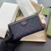 Replica Gucci Ophidia Zipper Wallet Black - 1:1 premium replica handbag