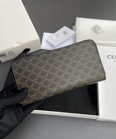 Celine Long Vertical Wallet - high-end replica designer purse