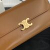 Celine Triumphe Long Wallet Brown - elite factory replica handbag
