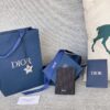 Replica Dior Bi Fold Card Holder Black - premium superclone handbag