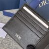 Replica Dior Jacquard Wallet Black - designer handbag clone
