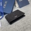 Replica Dior Jacquard Wallet Black - 1:1 premium replica handbag