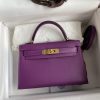 Replica Hermès Kelly Epsom Anemone Purple