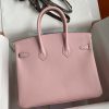 Replica Hermès Birkin Epsom Pink Silver