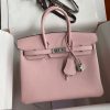 Replica Hermès Birkin Epsom Pink Silver
