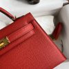Replica Hermès Kelly Epsom Bright Red
