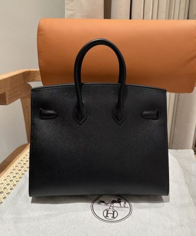 Replica Hermès Birkin Epsom Black Noir Gold
