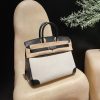 Replica Hermès Birkin Swift Black Silver - premium superclone handbag