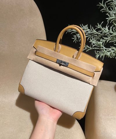 Replica Hermès Birkin Swift Marsala Brown Silver