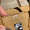 Replica Hermès Birkin Swift Marsala Brown Silver